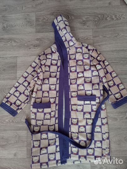 Халат для бассейна детский, девочка/мальчик