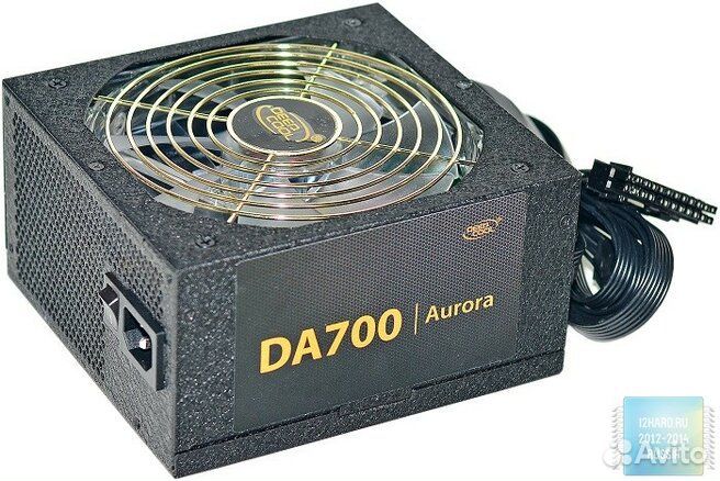 Блок питания DeepсoolDA700 80+Bronze140mm blue led