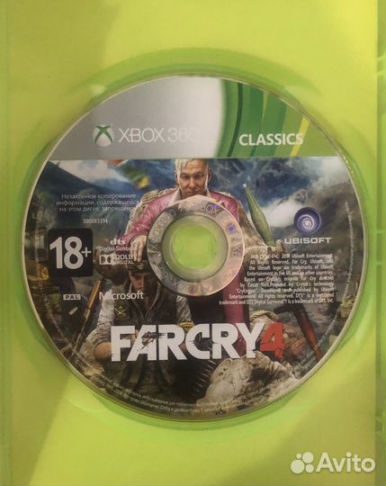 Диск Far cry 4 Xbox 360