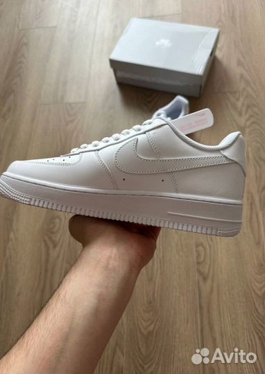 Кроссовки Nike AIR force 1 белые