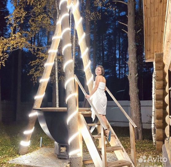 Чан для бани. Купель