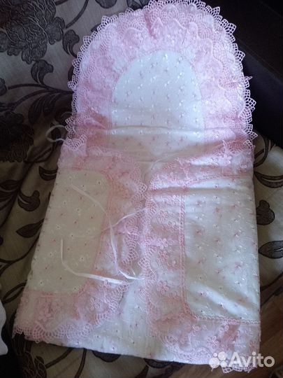 Конверт на выписку для девочки осень