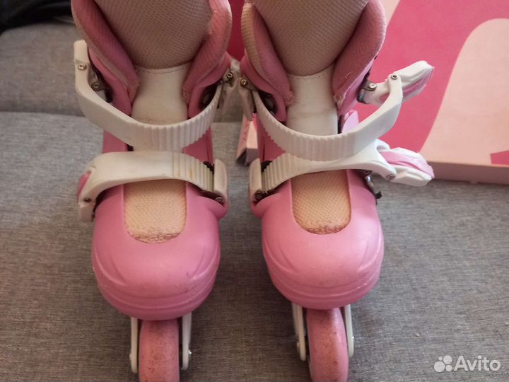 Роликовые коньки детские раздвижные