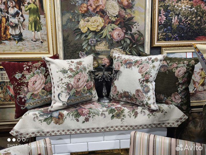 Наволочки гобелен шенил Бельгия