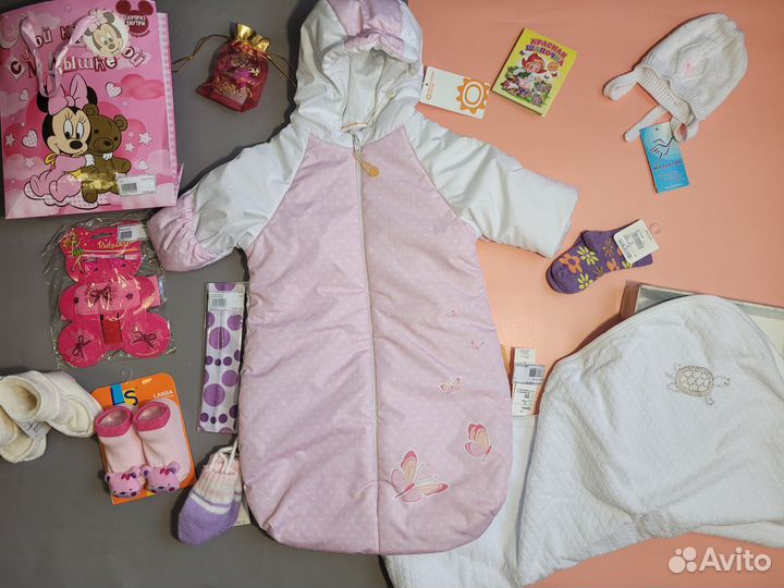 Комплект одежды для девочки 62 новый 10 предм