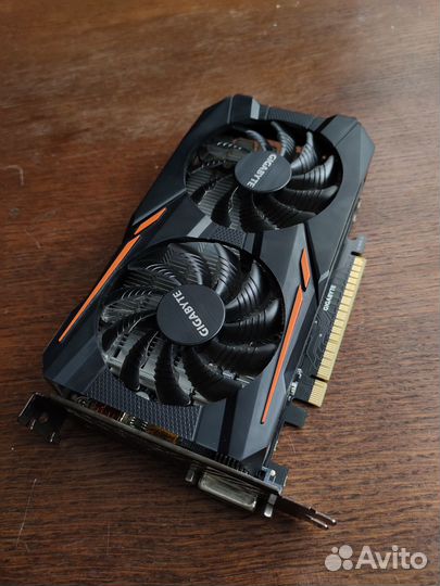 Видеокарта gigabyte GeForce GTX 1050 Ti OC 4G