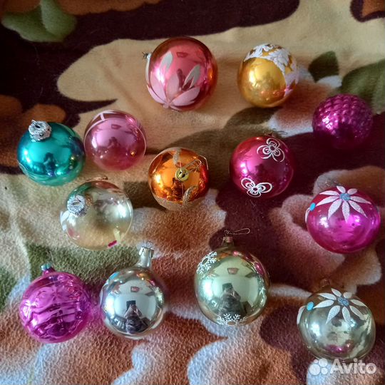 Елочные игрушки СССР советские