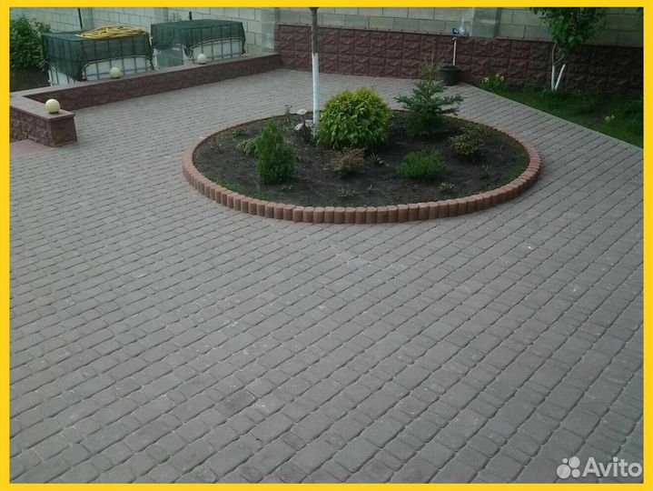 Тротуарная плитка моноцветная