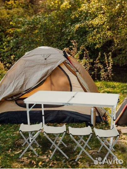 Стол раскладной туристический походный со стульями