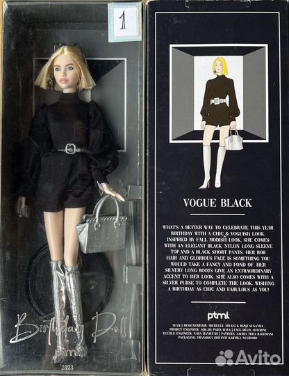 Barbie ptmi Vogue black 2023 Limited