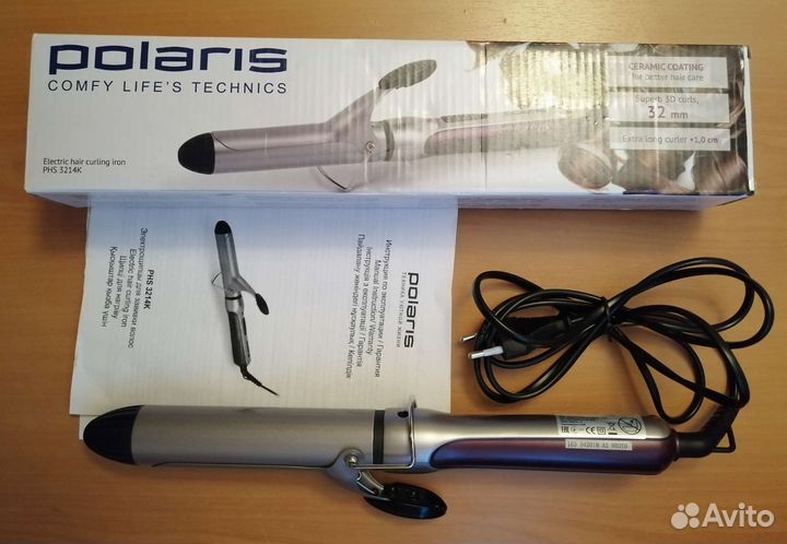 Плойка(Электрощипцы для волос) Polaris PHS 3214K
