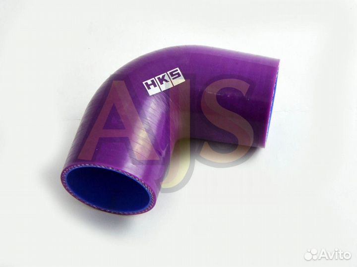 Патрубок 90гр 63-76 цв синий