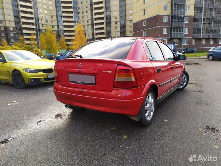 Opel Astra 1.6 МТ, 1999, 207 000 км