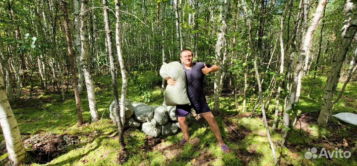 Мох сфагнум в мешках