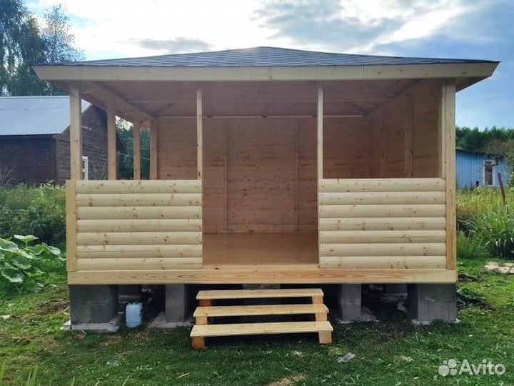Деревянные беседки