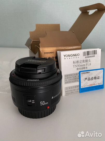 Объектив Yongnuo YN 50mm f/1.8 Canon EF