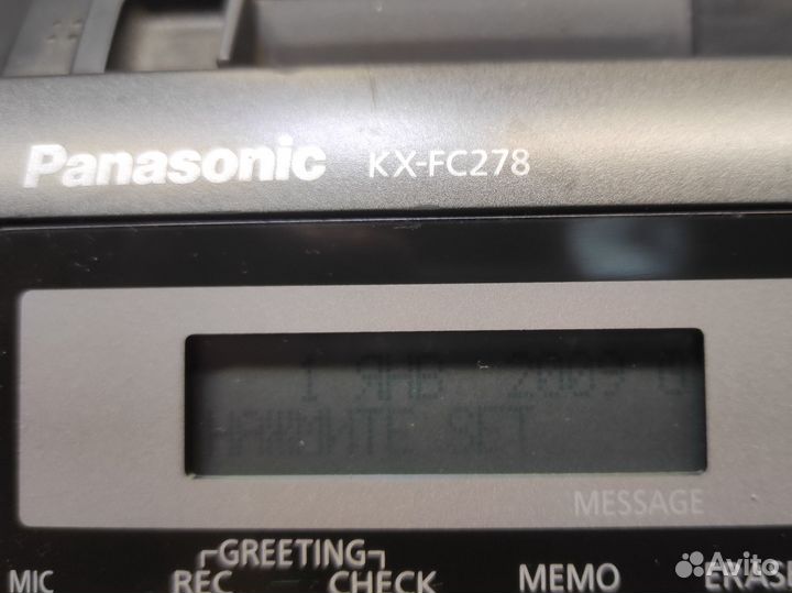 Факс Panasonic KX-FC278RU