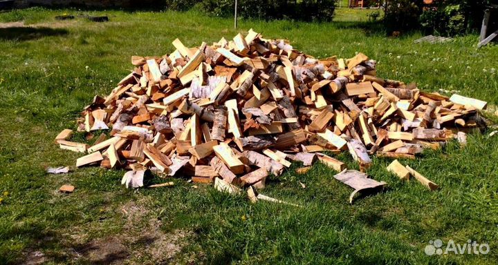 Дрова колотые Береза
