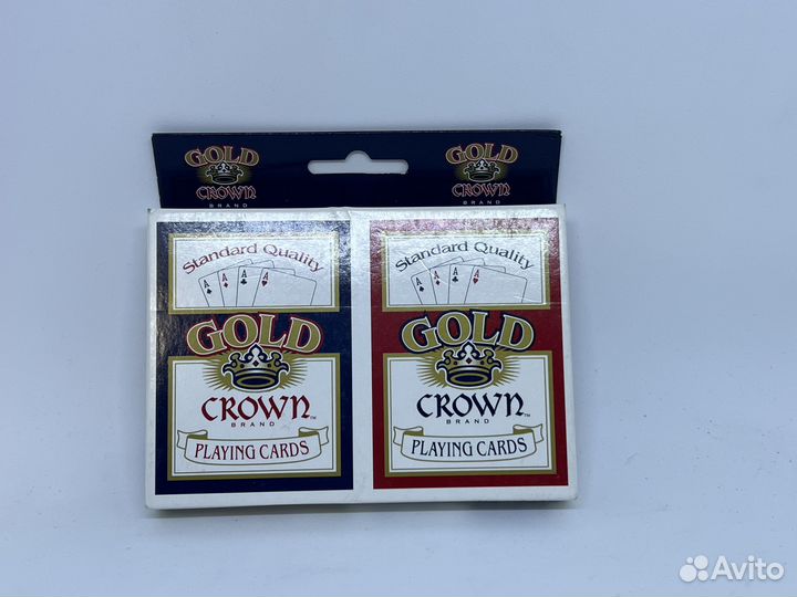 Игральные карты crown gold