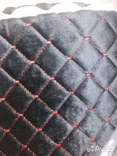 Экокожа Велюр Ткань клетка