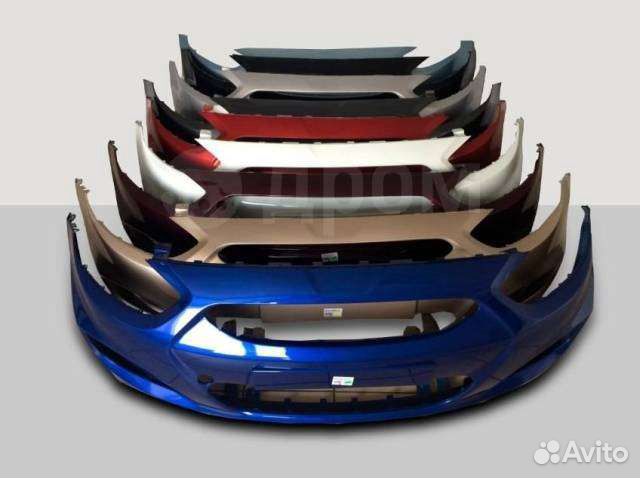 Передний бампер на hyundai solaris