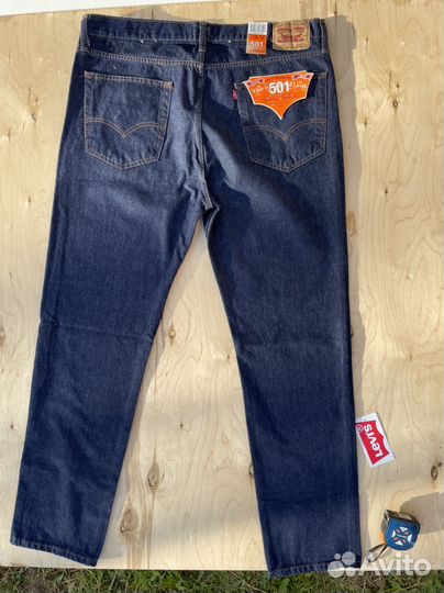 Мужские джинсы levis 501 W40, L34 на болтах