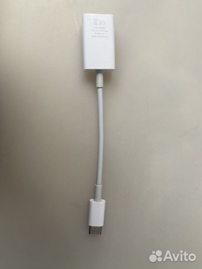 Переходник Apple A1632, USB Type-C - USB, оригинал