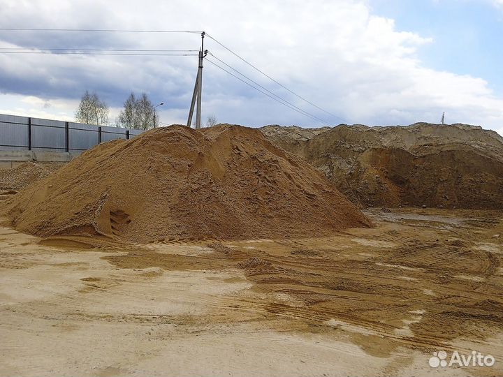 Песок карьерный