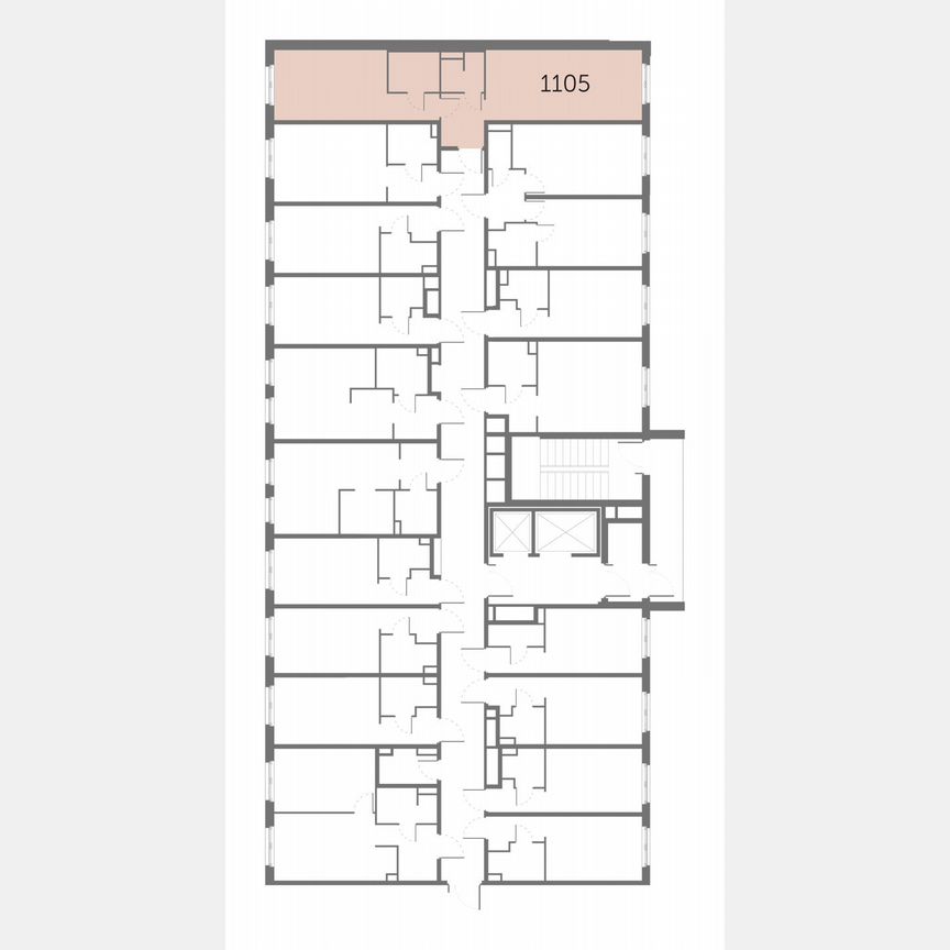1-к. апартаменты, 50,8 м², 9/17 эт.