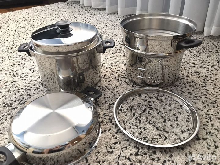 Кастрюля iCook 8 литров со вставками