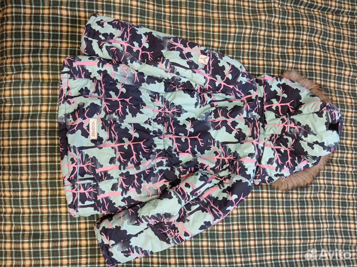 Зимний костюм для девочки 116