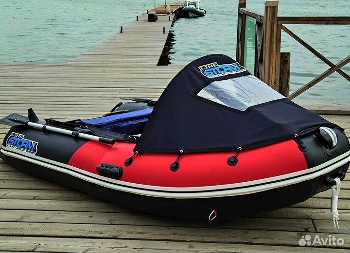 Лодка пвх Stormline Adventure Extra 270 красная