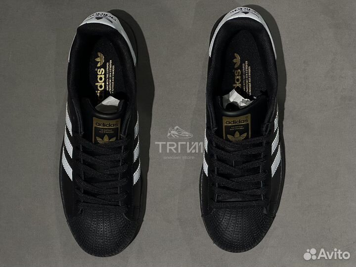 Кроссовки Adidas Superstar Core Black Cloud White