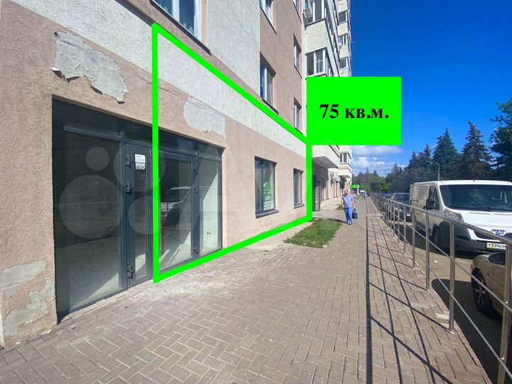 Свободного назначения, 75 м²