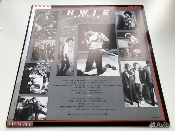 LP J.Geils Band – Showtime (1982) винил Japan Mint
