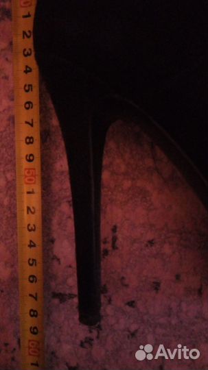 Сапоги 37р.натур.замша,демисезон