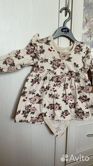 Платье боди для девочки 80