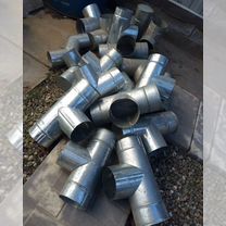 Тройники из оцинкованного металла на газовый, Лабинск