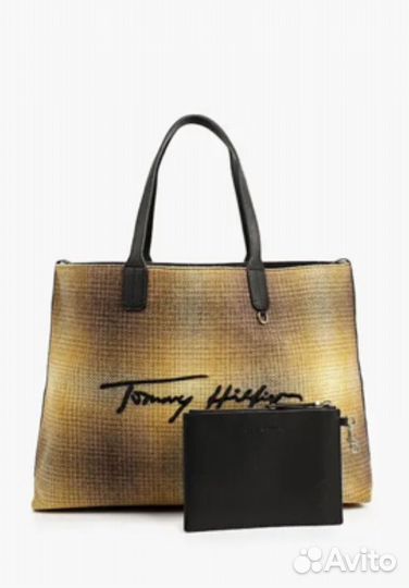 Сумка шоппер с косметичкой tommy hilfinger