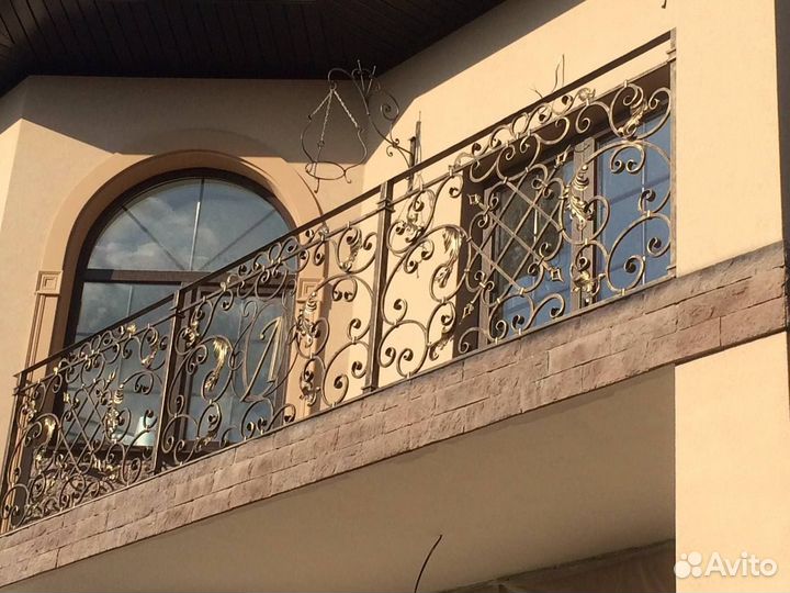 Кованые перила для лестниц