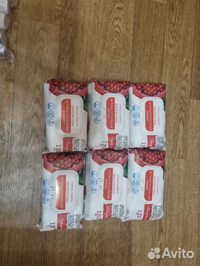 Влажные салфетки fresh land