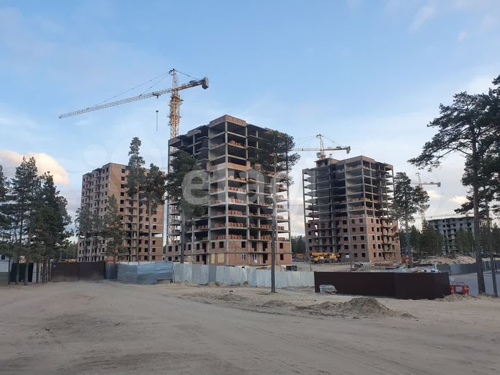 2-к. квартира, 63,4 м², 2/12 эт.