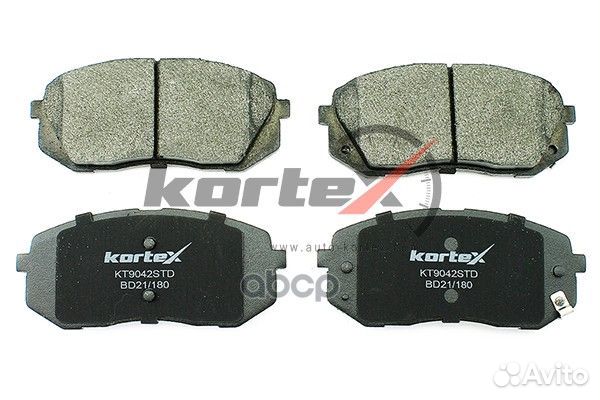 Колодки тормозные дисковые перед KT9042STD kortex
