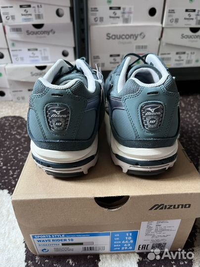 Кроссовки Mizuno Wave Rider 10 Silver Pine