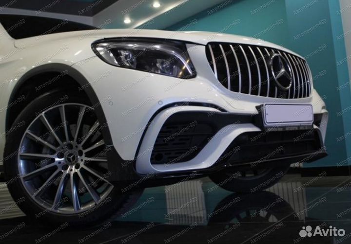 Бампер передний 63 AMG Mercedes GLC C 253 Coupe