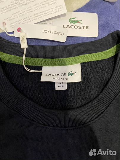 Свитшот новый lacoste club оригинал