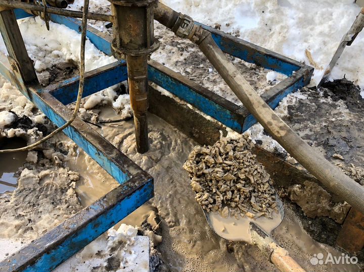 Бурение и обустройство скважин на воду / продувка