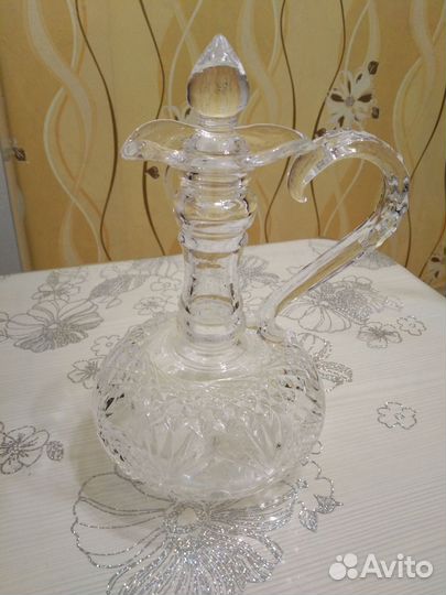 Хрустальный штоф графин