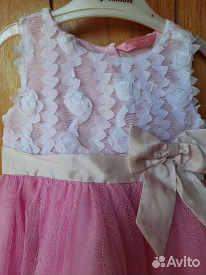 Платье для девочки 74 80
