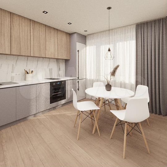 2-к. квартира, 52,4 м², 12/32 эт.